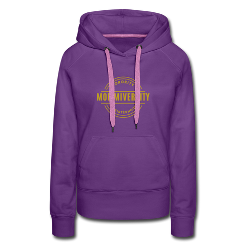 Sisterhood Premium Hoodie - purple