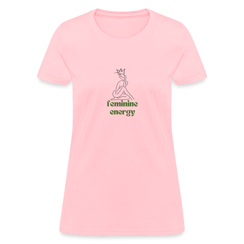 Feminine Energy Tee - pink