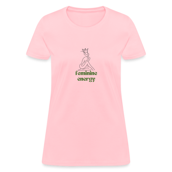 Feminine Energy Tee - pink